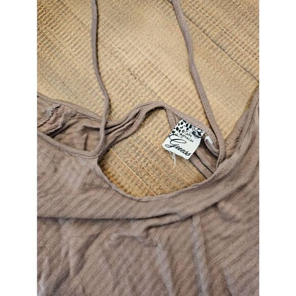 Guess halter long sleeve/ open back top - Picture 6 of 6